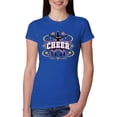 thumbnail image 1 of Wild Bobby Cheerleading All Stars Girl Sports Women Slim Fit Junior Tee, Royal, Medium, 1 of 5