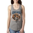 thumbnail image 1 of Wild Bobby, Chicago Fan | CHI Fantasy Football ,Sports, Ladies Racerback Tank Top, Heather Grey, Small, 1 of 4