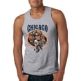 thumbnail image 1 of Wild Bobby, Chicago Fan | CHI Fantasy Football ,Sports, Men Graphic Tank Top, Heather Grey, Medium, 1 of 4