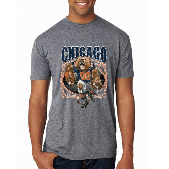 Wild Bobby, Chicago Fan | CHI Fantasy Football ,Sports, Men Premium Tri Blend Tee, Premium Heather, Large