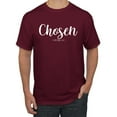 thumbnail image 1 of Wild Bobby Chosen 1 Peter 2:9 Inspirational/Christian Men Graphic Tee, Maroon, 5X-Large, 1 of 5