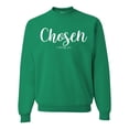 thumbnail image 1 of Wild Bobby Chosen 1 Peter 2:9 Inspirational/Christian Unisex Crewneck Graphic Sweatshirt, Kelly, Small, 1 of 5