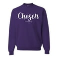 thumbnail image 1 of Wild Bobby Chosen 1 Peter 2:9 Inspirational/Christian Unisex Crewneck Graphic Sweatshirt, Purple, XX-Large, 1 of 5