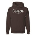 thumbnail image 1 of Wild Bobby Chosen 1 Peter 2:9 Inspirational/Christian Unisex Graphic Hoodie Sweatshirt, Brown, 3X-Large, 1 of 5