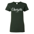 thumbnail image 1 of Wild Bobby Chosen 1 Peter 2:9 Inspirational/Christian Women Graphic Tee, Forest Green, X-Large, 1 of 5