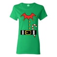 thumbnail image 1 of Wild Bobby Christmas Elf Suit Christmas Sweater | Holiday Women Graphic Tee, 1 of 5