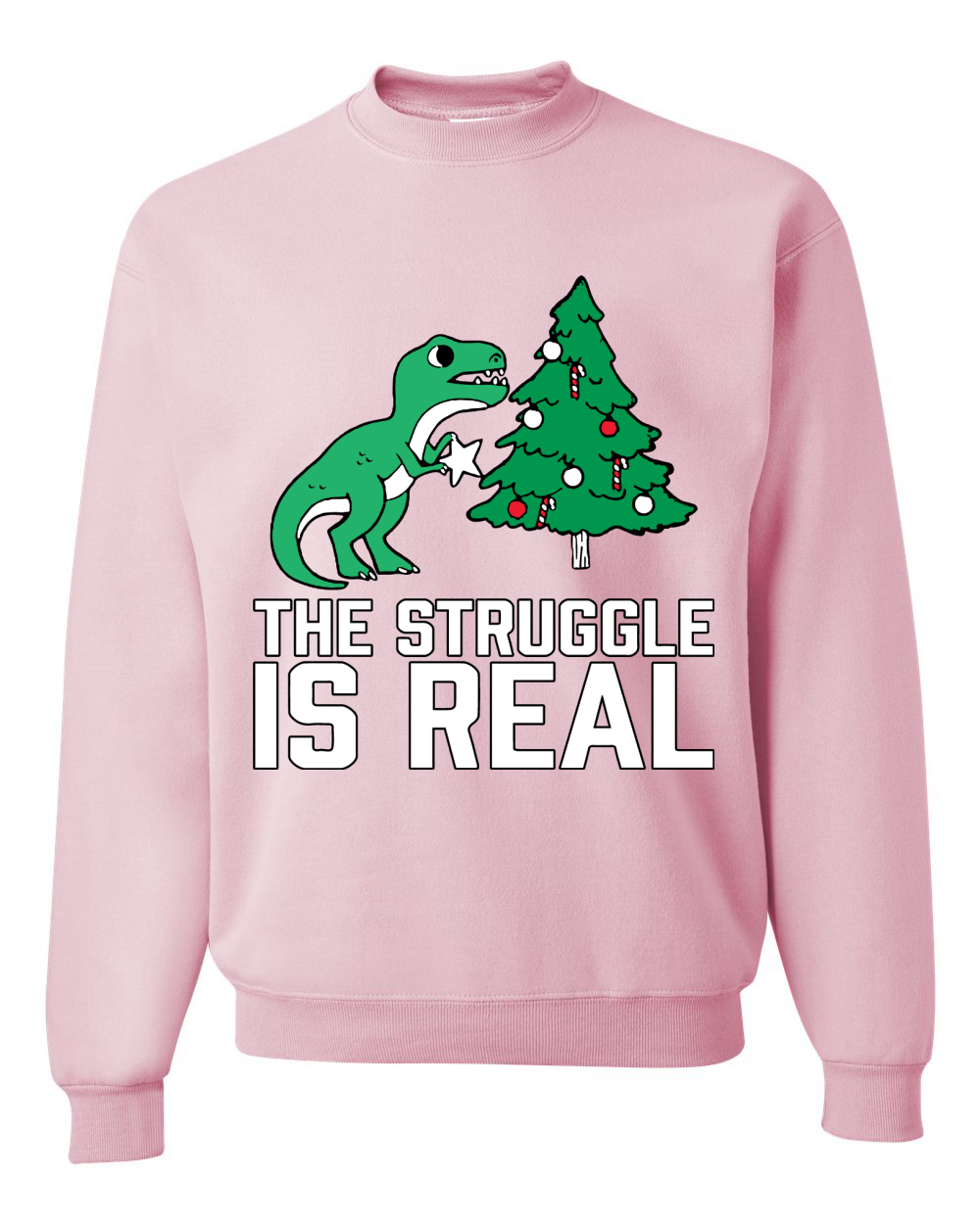Wild Bobby Christmas Trex The Struggle Is Real Ugly Christmas Sweater Wild bobby christmas trex the struggle is real ugly christmas sweater