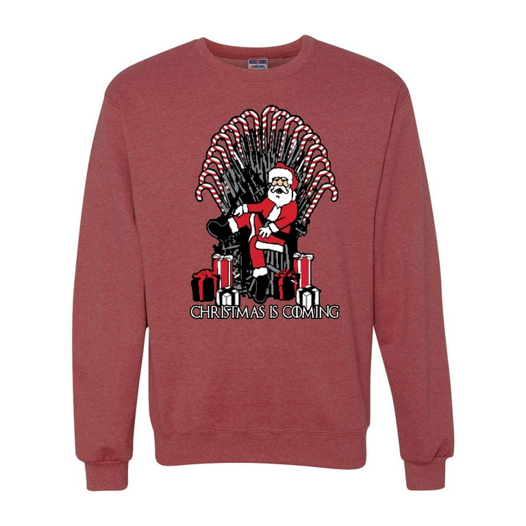 Santa Candy Cane Throne Funny Christmas T-Shirt Santa Candy Cane Throne Funny Christmas T-Shirt