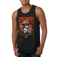 thumbnail image 1 of Wild Bobby Cincinnati Fan | CIN Fantasy Football Sports Men Graphic Tank Top, Black, Small, 1 of 5