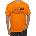 thumbnail image 1 of Wild Bobby, Cincinnati Football Joe Ja'Marr 22 Sports Men Graphic T-Shirt, Orange, Large, 1 of 5