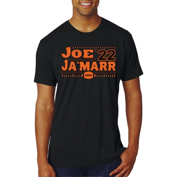 Wild Bobby Cincinnati Football Joe Ja'Marr 22 Sports Men Premium Tri Blend T-Shirt, True Black, Medium