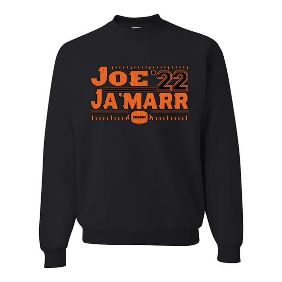 Wild Bobby Cincinnati Football Joe Ja'Marr 22 Sports Unisex Crewneck Graphic Sweatshirt, Black, Small