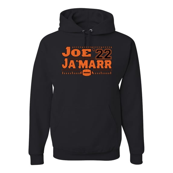 Wild Bobby Cincinnati Football Joe Ja'Marr 22 Sports Unisex Graphic Hoodie Sweatshirt, Black, X-Large