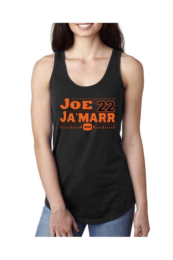 , Cincinnati Football Joe Ja'Marr 22 Sports Women Racerback Tank Top, Black, Small