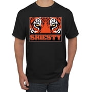 Wild Bobby, Cincinnati Football Joe Sheisty Sports Men Graphic Tee, Black, Medium