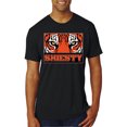 thumbnail image 1 of Wild Bobby Cincinnati Football Joe Sheisty Sports Men Premium Tri Blend Tee, True Black, Small, 1 of 5