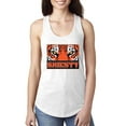 thumbnail image 1 of Wild Bobby Cincinnati Football Joe Sheisty Sports Women Racerback Tank Top, White, Small, 1 of 5