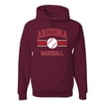 thumbnail image 1 of Wild Bobby City of Arizona Baseball Fantasy Fan Sports Unisex Hoodie Sweatshirt, Maroon, Medium, 1 of 6