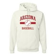 thumbnail image 1 of Wild Bobby City of Arizona Baseball Fantasy Fan Sports Unisex Hoodie Sweatshirt, White, Large, 1 of 6