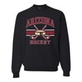 thumbnail image 1 of Wild Bobby City of Arizona Hockey Fantasy Fan Sports Unisex Crewneck Sweatshirt, Black, 3X-Large, 1 of 5