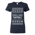 thumbnail image 1 of Wild Bobby City of Dallas DAL American Football Fantasy Fan Sports Women Graphic T-Shirt, Navy, Medium, 1 of 6
