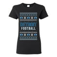 thumbnail image 1 of Wild Bobby City of Detroit DET American Football Fantasy Fan Sports Women Graphic T-Shirt, Black, 3X-Large, 1 of 6
