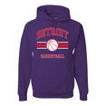 thumbnail image 1 of Wild Bobby City of Detroit DET Basketball Fantasy Fan Sports Unisex Hoodie Sweatshirt, Purple, X-Large, 1 of 5