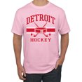 thumbnail image 1 of Wild Bobby City of Detroit Hockey Fantasy Fan Sports Men's T-Shirt, Light Pink, XX-Large, 1 of 5