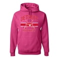 thumbnail image 1 of Wild Bobby City of Detroit Hockey Fantasy Fan Sports Unisex Hoodie Sweatshirt, Fuschia, Medium, 1 of 5