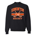 thumbnail image 1 of Wild Bobby City of Edmonton Hockey Fantasy Fan Sports Unisex Crewneck Sweatshirt, Black, Medium, 1 of 5