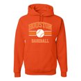 thumbnail image 1 of Wild Bobby City of Houston Baseball Fantasy Fan Sports Unisex Hoodie Sweatshirt, Orange, XX-Large, 1 of 6