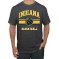 thumbnail image 1 of Wild Bobby City of Indiana IND Basketball Fantasy Fan Sports Men's T-Shirt, Heather Black, Medium, 1 of 5