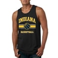 thumbnail image 1 of Wild Bobby City of Indiana IND Basketball Fantasy Fan Sports Mens Tank Top, Black, Small, 1 of 5