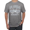 thumbnail image 1 of Wild Bobby City of Los Angeles Hockey Fantasy Fan Sports Men's T-Shirt, Heather Grey, Small, 1 of 5