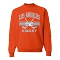 thumbnail image 1 of Wild Bobby City of Los Angeles Hockey Fantasy Fan Sports Unisex Crewneck Sweatshirt, Orange, 3X-Large, 1 of 5