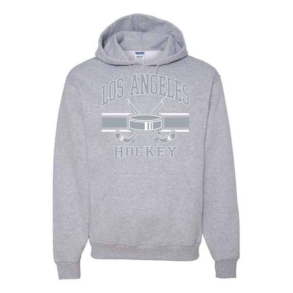 Wild Bobby City of Los Angeles Hockey Fantasy Fan Sports Unisex Hoodie Sweatshirt, Heather Grey, XX-Large