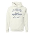 thumbnail image 1 of Wild Bobby City of Los Angeles Hockey Fantasy Fan Sports Unisex Hoodie Sweatshirt, White, Small, 1 of 5