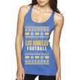 thumbnail image 1 of Wild Bobby City of Los Angeles LAR American Football Fantasy Fan Sports Women Tri-Blend Racerback Tank Top, Vintage Royal, Small, 1 of 6