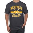 thumbnail image 1 of Wild Bobby City of Nashville Hockey Fantasy Fan Sports Men's T-Shirt, Charcoal, X-Large, 1 of 5