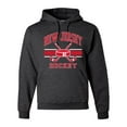 thumbnail image 1 of Wild Bobby City of New Jersey Hockey Fantasy Fan Sports Unisex Hoodie Sweatshirt, Heather Black, Small, 1 of 5