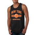 thumbnail image 1 of Wild Bobby City of New York NYG Basketball Fantasy Fan Sports Mens Tank Top, Black, Small, 1 of 5