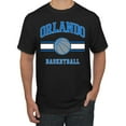 thumbnail image 1 of Wild Bobby City of Orlando Basketball Fantasy Fan Sports Men's T-Shirt, Black, Small, 1 of 5