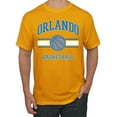 thumbnail image 1 of Wild Bobby City of Orlando Basketball Fantasy Fan Sports Men's T-Shirt, Gold, Medium, 1 of 5