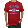 thumbnail image 1 of Wild Bobby City of Orlando Basketball Fantasy Fan Sports Men's T-Shirt, Red, Small, 1 of 5