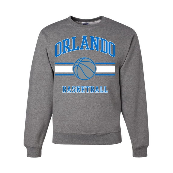 Wild Bobby City of Orlando Basketball Fantasy Fan Sports Unisex Crewneck Sweatshirt, Heather Grey, XX-Large
