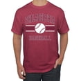 thumbnail image 1 of Wild Bobby City of Philadelphia Baseball Fantasy Fan Sports Men's T-Shirt, Vintage Heather Red, Large, 1 of 6