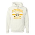 thumbnail image 1 of Wild Bobby City of Pittsburgh Hockey Fantasy Fan Sports Unisex Hoodie Sweatshirt, White, Small, 1 of 5