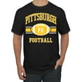 thumbnail image 1 of Wild Bobby City of Pittsburgh Pit American Football Fantasy Fan Sports Men's Graphic T-Shirt, Black, Medium, 1 of 3