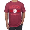 thumbnail image 1 of Wild Bobby City of Portland Basketball Fantasy Fan Sports Men's T-Shirt, Vintage Heather Red, X-Large, 1 of 5