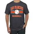 thumbnail image 1 of Wild Bobby City of San Francisco Baseball Fantasy Fan Sports Men's T-Shirt, Charcoal, 4X-Large, 1 of 6